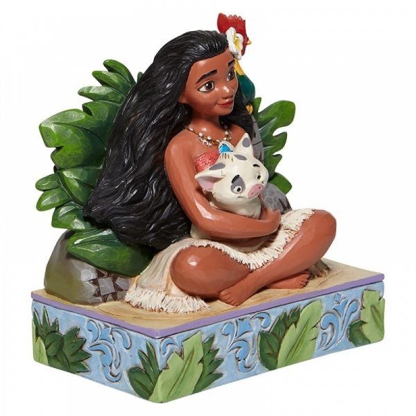 Moana (Vaiana) - Disney Traditions Figurine - Moana (with Pua & Hei) - The  Vault