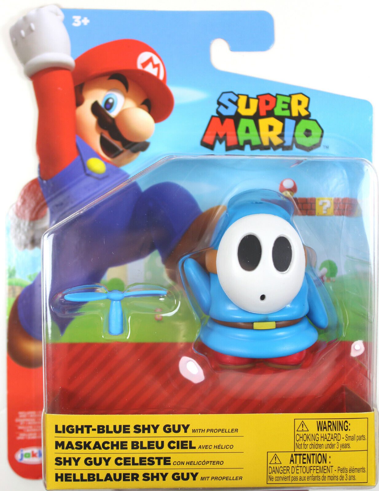 Super Mario - Action Figure - Shy Guy Light-Blue - The Vault